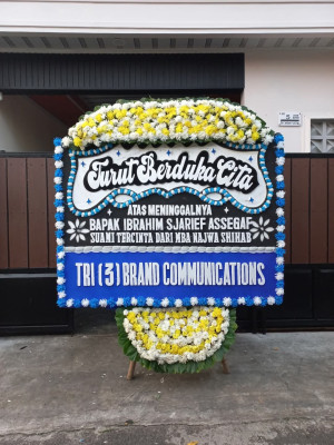 Papan Bunga Duka di Bermani Ulu
